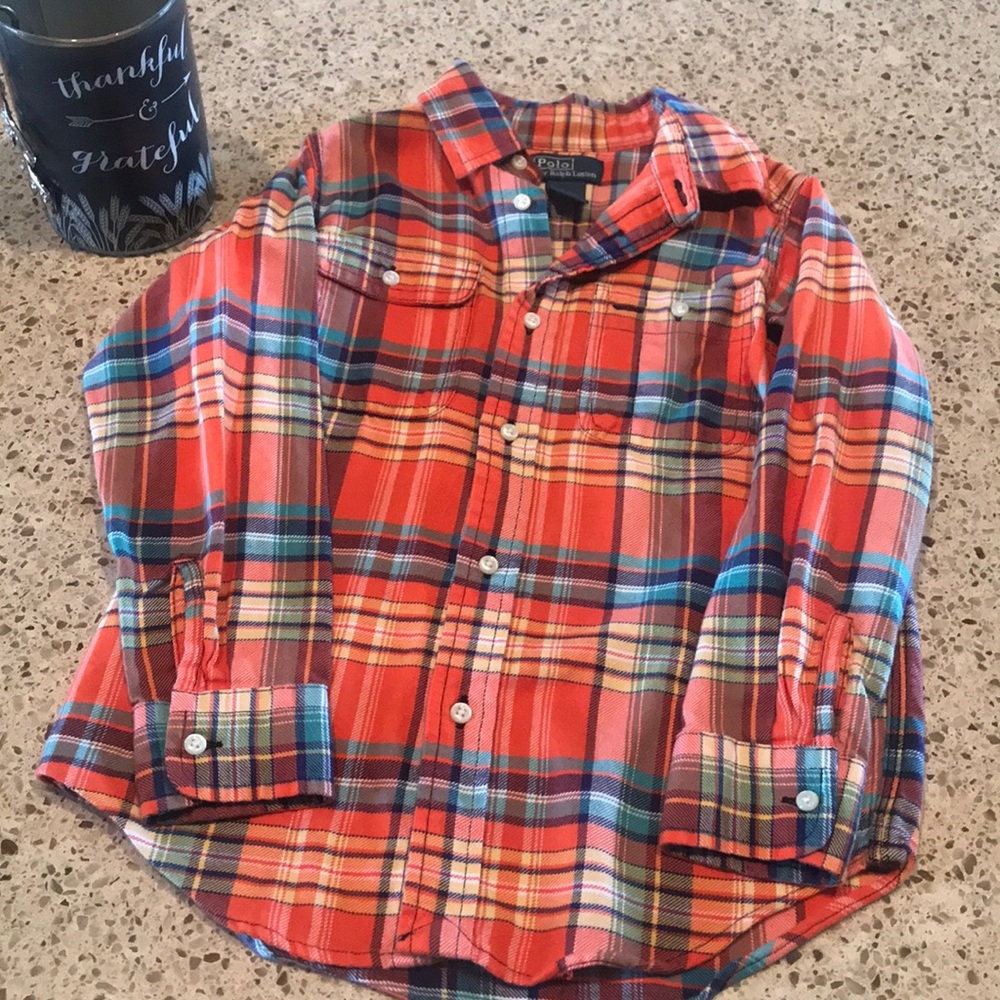 Polo boys button down shirt